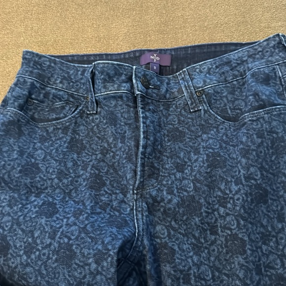 NYDJ Straight Leg Rapture Blue Lift Tuck Technology Jeans Size 8 (TD) - Picture 4 of 5